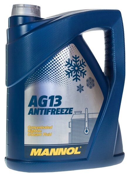 4113 MANNOL ANTIFREEZE AG13 HIGHTEC 5 л. Концентрат антрифриз зеленый