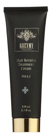 Greymy Gold Hair Keratin Treatment - Кератиновый крем для выпрямления с частицами золота 100 мл