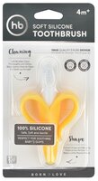 Зубная щетка Happy Baby Soft silicone toothbrush 20021 от 4 месяцев yellow