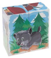 Кубики-пазлы Десятое королевство Дикие животные, малыши 00636