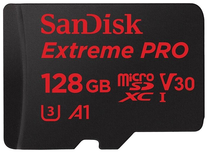 SanDisk Карта памяти SanDisk Extreme Pro microSDXC Class 10 UHS Class 3 V30 A1 100MB/s + SD adapter