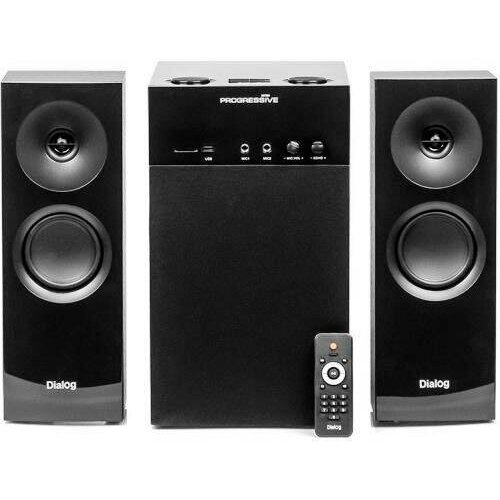 Колонки с сабвуфером Dialog Progressive AP-250 black bluetooth акустическая стерео система 21 - 80 Вт опт и цфр вход 1752100₽