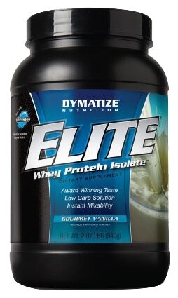 Протеин Dymatize Elite Whey Protein Isolate, 907 гр., ваниль