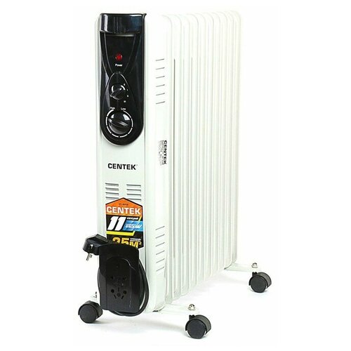 Обогреватель Centek CT-6202 масляный 2500 Вт 11 секций 25 м2 1100000₽