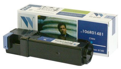 Картридж NV Print Xerox 106R01481 Cyan для Xerox Phaser 6140, 2 000 к.