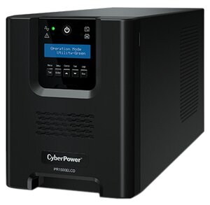 Интерактивный ИБП CyberPower PR1500ELCD черный 1350 Вт