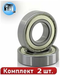 Комплект 2 шт. Подшипник 6201-2Z (6201-ZZ) (80201) NTL Bearing