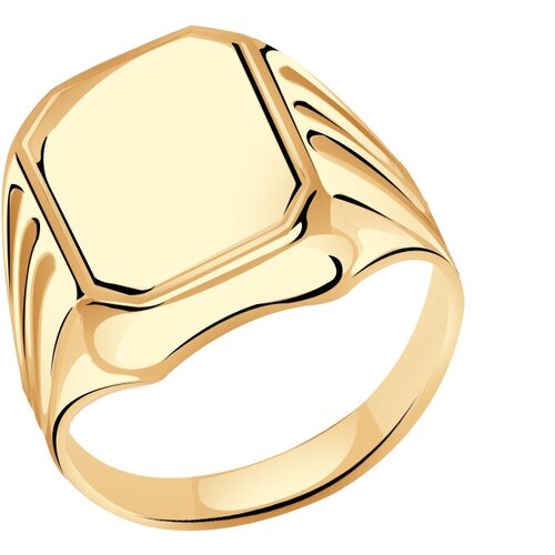 фото Золотое кольцо золотые узоры 01-7475 diamant-online