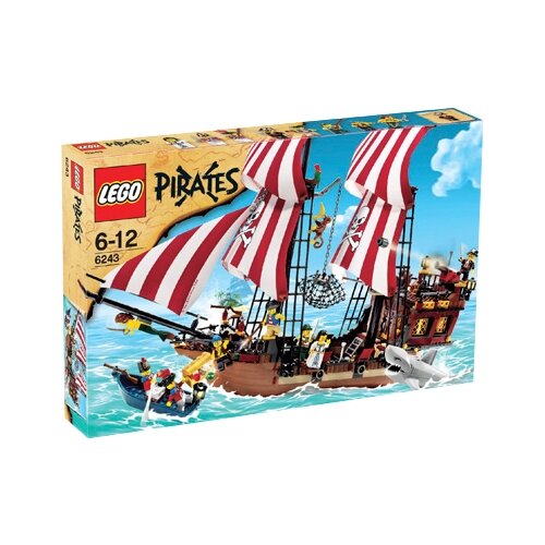 Конструктор LEGO Pirates 6243 Корабль Бородатого капитана, 592 дет. конструктор lego pirates 40158 шахматы 857 дет
