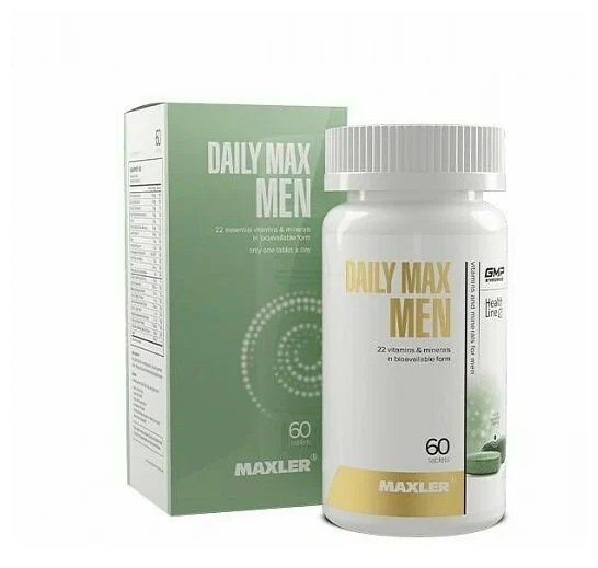 Витамины для мужчин Maxler Daily Max Men (60 таблеток)