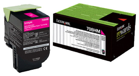 Картридж Lexmark 70C8HME пурпурный