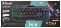 Клавиатура Defender Legion GK-010DL RU Black USB