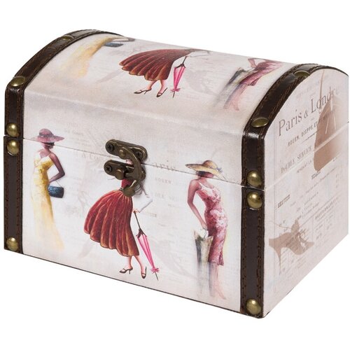 Шкатулка-сундучок декоративный подарочный 