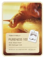 TONY MOLY тканевая маска Pureness 100 Snail для поврежденной кожи, 21 мл