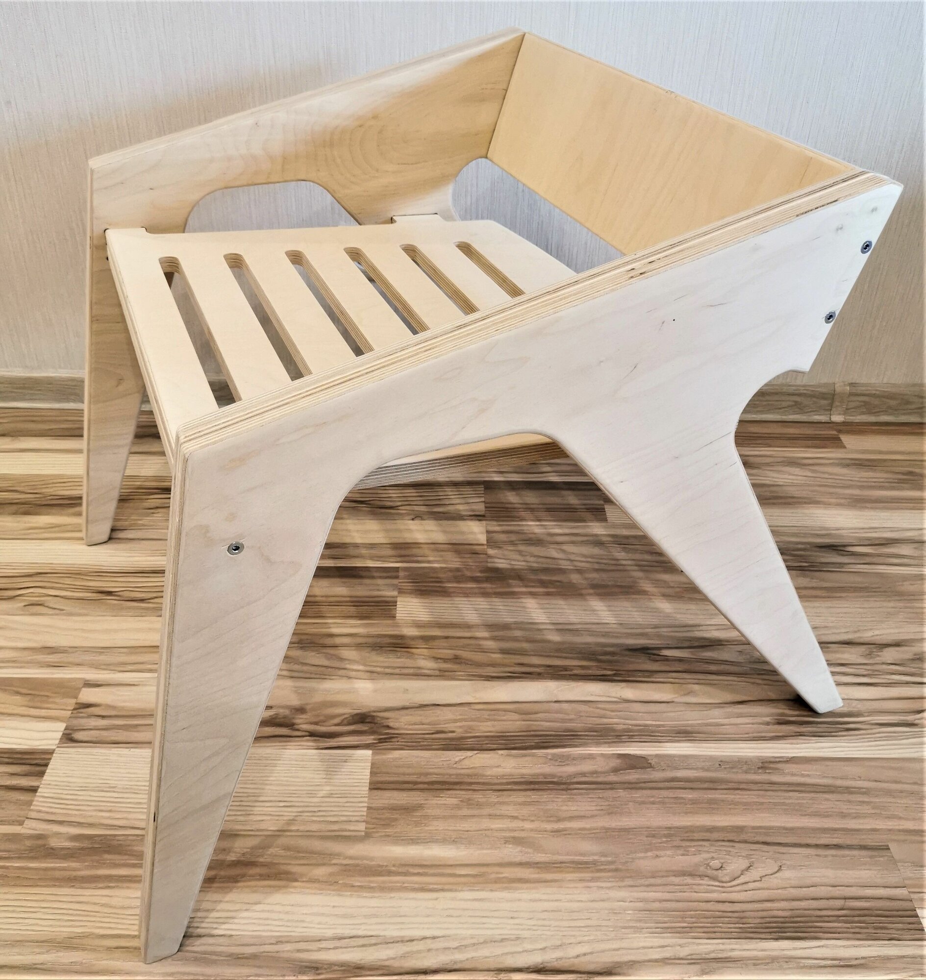 Кресло "Квадро" для дома и сада, без покрытия - фотография № 5