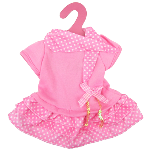 фото Junfa toys платье с шарфиком gc14-2 бирюзовый/розовый/желтый