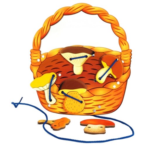 фото Шнуровка Нескучные игры Корзина Бэмби