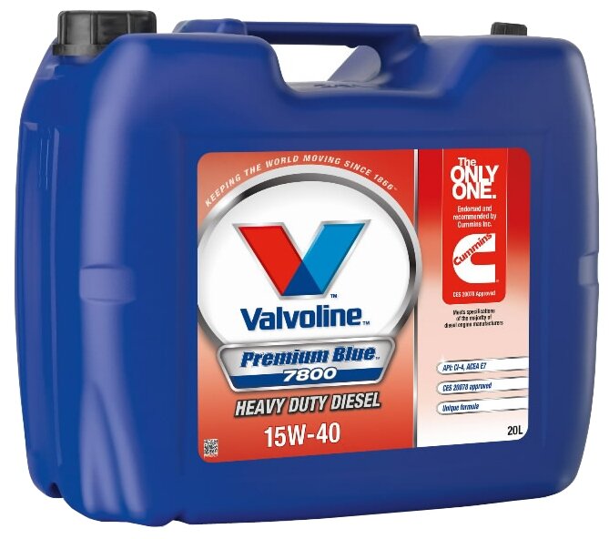 Масло Valvoline Premium Blue 7800 15w-40 (20л) мин.