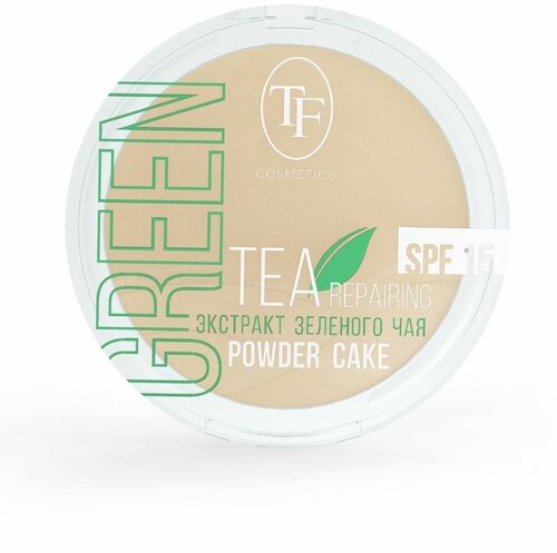 Пудра для лица Cake Green Tea Repairing 02 слоновая кость