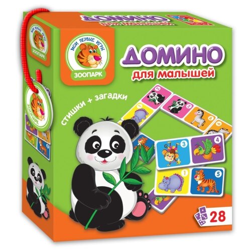 фото Настольная игра Vladi Toys Домино Зоопарк VT2100-02