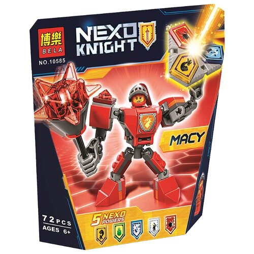 фото Конструктор bela (lari) nexo knight 10585 боевые доспехи мэйси