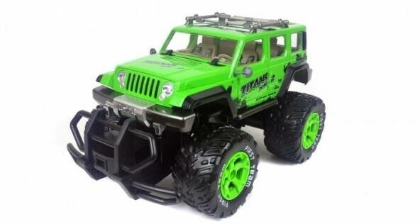 Радиоуправляемая машинка внедорожник Jeep Wrangler Hurricane - W3809-Green