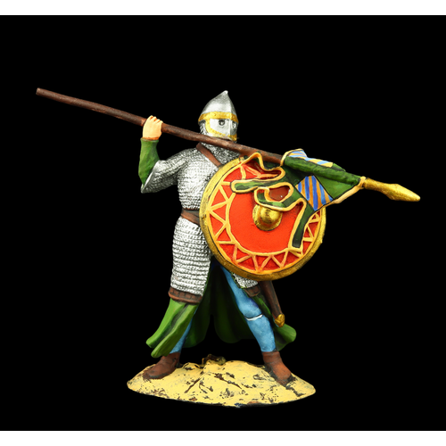 Оловянный солдатик SDS: Арабский воин, XIV в. оловянный солдатик sds европейский рыцарь с боевым цепом xiv в