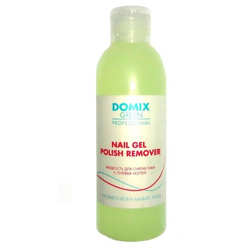 Domix Green Professional Nail Gel Polish Remover Жидкость для снятия лака с гелевых ногтей 200 мл