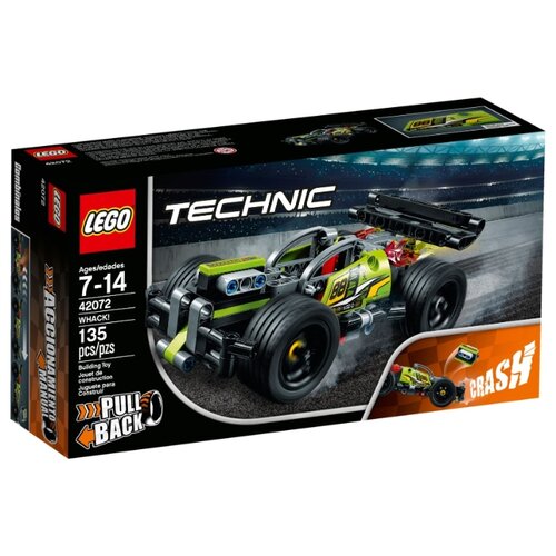 фото Конструктор LEGO Technic 42072 Зеленый гоночный автомобиль