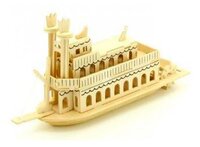 Сборная модель Мир деревянных игрушек Колесный пароход (П152)
