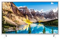 Телевизор LG 49UJ639V белый