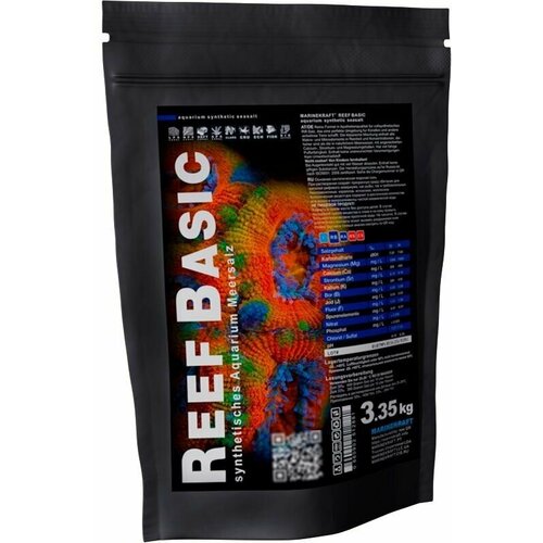 Соль морская рифовая ReefBasic (3*3.35) 10 кг соль морская рифовая reefadvanced 3 3 35 10кг
