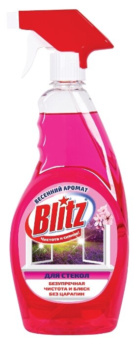Спрей Blitz для стёкол Весенний аромат (курок)