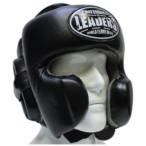 Шлем боксерский LEADERS LS MEX BK, L мешок боксерский leaders black green кожа 120х40 см leaders