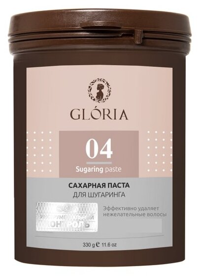 Gloria Паста для шугаринга плотная в банке 330 мл 330 г плотная