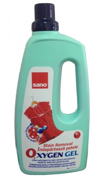 SANO Oxygen Gel Концентрированный кислородный пятновыводитель гель 1 л