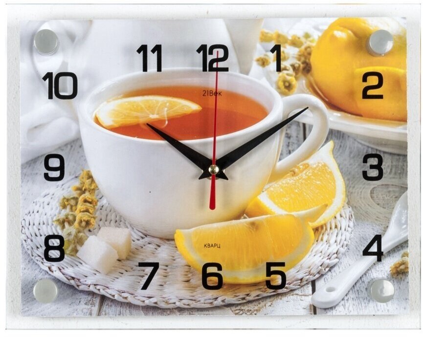 Часы настенные Рубин "Чай с лимоном" (2026-124)