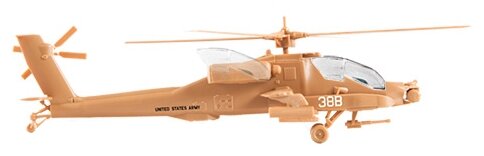Сборная модель ZVEZDA Американский вертолет "Апач" АН-64 (7408) 1:144
