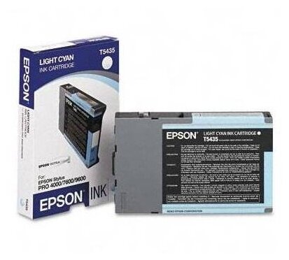 Картридж струйный Epson T5435 C13T543500 светло-голубой (110мл) для Epson St Pro 7600/9600