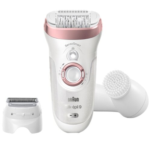 фото Эпилятор Braun 9-880 Silk-epil 9 SkinSpa SensoSmart Wet & Dry белый/розовый