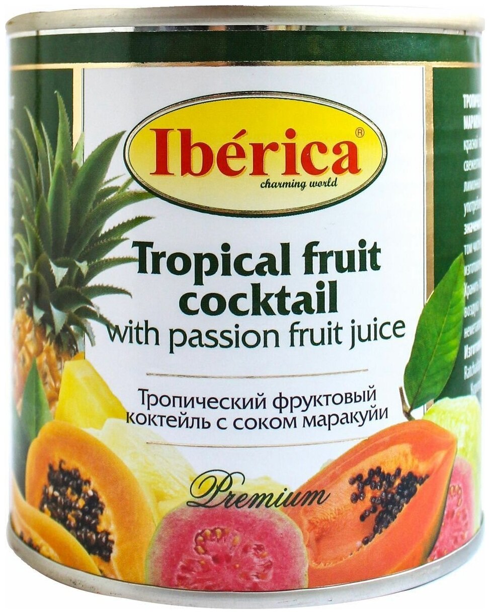 Фруктовый коктейль Iberica Premium Тропический с соком маракуйи