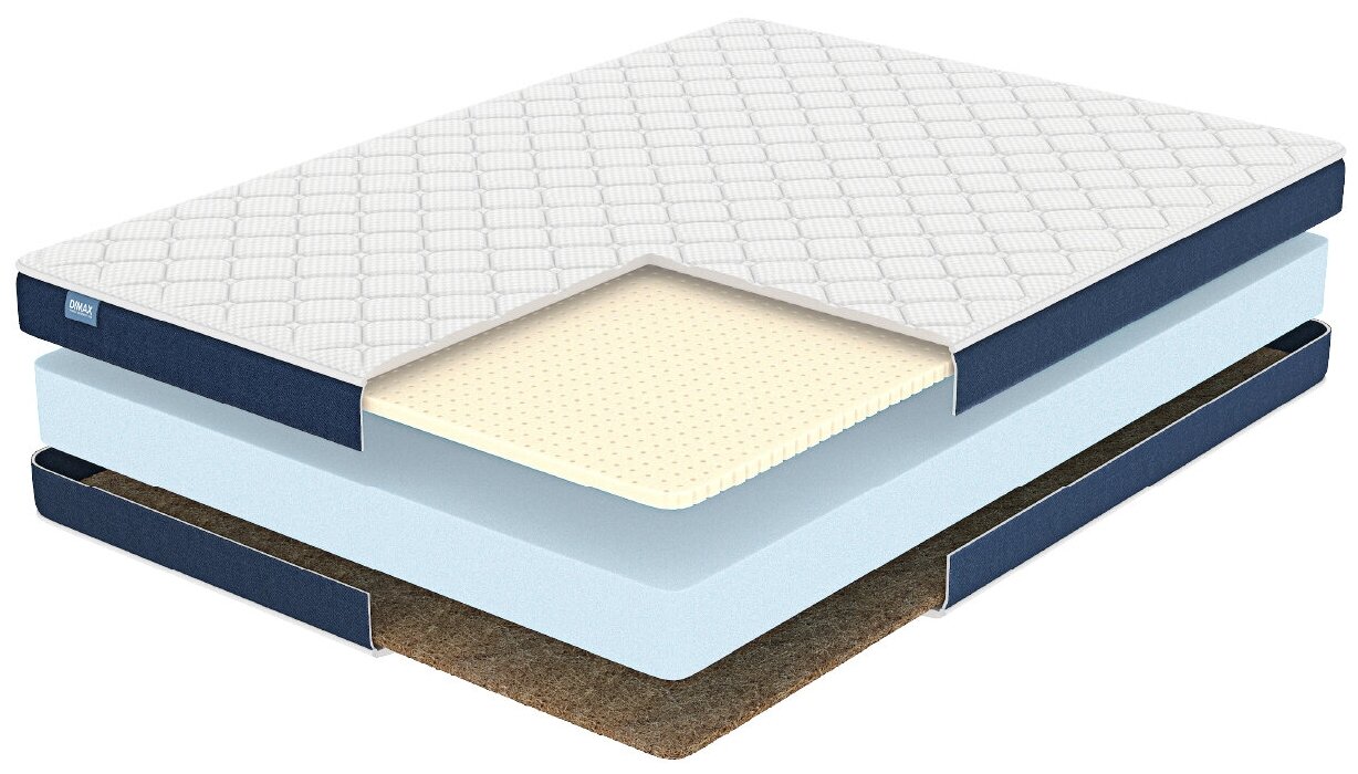 Матрас Dimax Практик Чип Ролл 14 латекс кокос, 120x195 см - фотография № 6