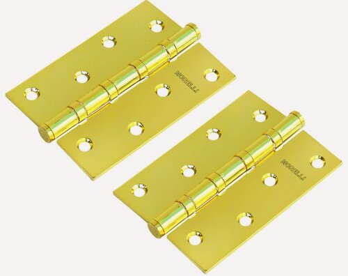 Изображение товара Петли дверные Morelli MS100*70*2.5-4BB PG золото, комплект 2 шт, петли металлические универсальные врезные для межкомнатных дверей