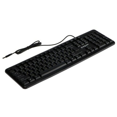 Клавиатура ExeGate LY-331, проводная, мембранная, 104 клавиши, USB, чёрная