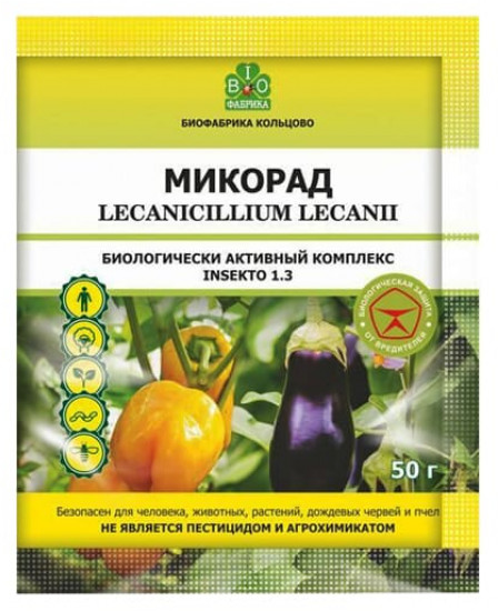 Микорад INSEKTO 1.3 (Lecanicillium lecanii)