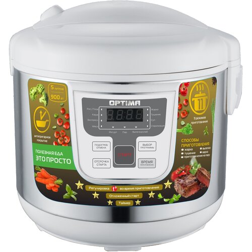 Мультиварка OPTIMA MC-5101 белый 377300₽