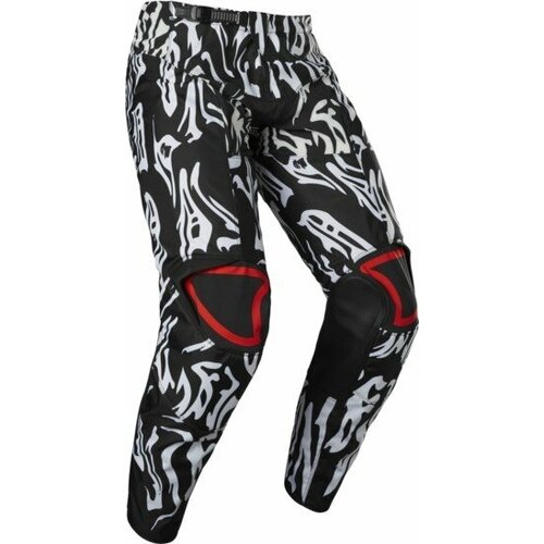 Мотоштаны подростковые Fox 180 Peril Youth Pant (Black/Red, 26, 2022 (28641-017-26))