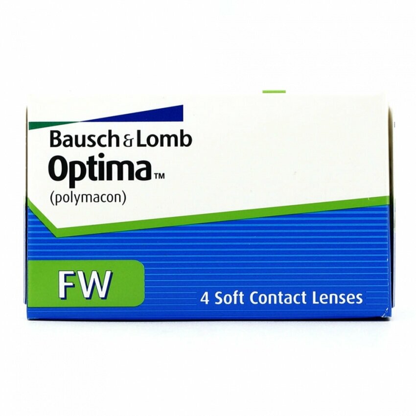 Контактные линзы Bausch & Lomb Optima FW, 4 шт., R 8,7, D -3,5
