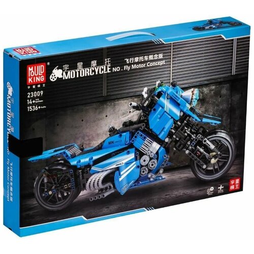 Конструктор мотоцикл спортивный MOULD KING 23009 конструктор mould king мотоцикл дорожный gl 1800 1328 дет 23001