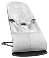 Шезлонг Baby Bjorn Balance Soft (сетка) silver/white